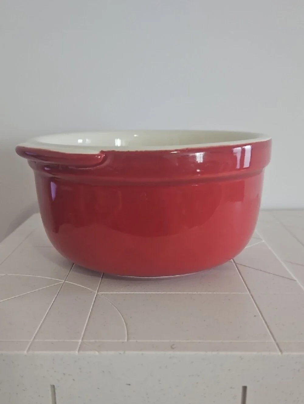 Tabasco Yellow and Red Ceramic Prep Bowls - Set of 2